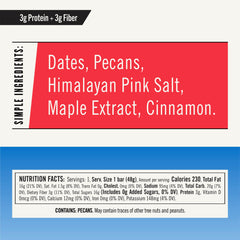 Close-up of Thunderbird Energetica Texas Maple Pecan Bar showing chewy texture and nutty sweetness