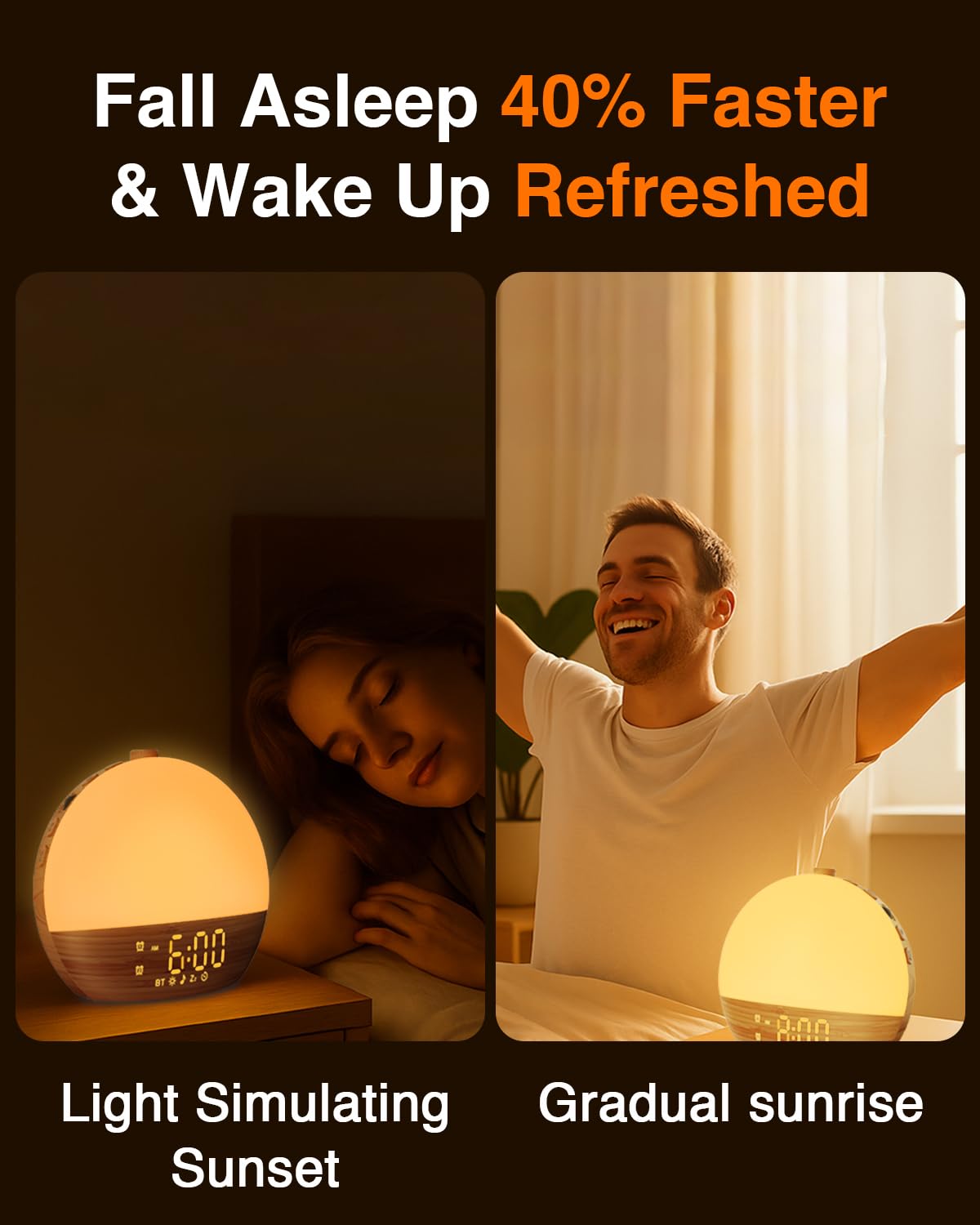Thybro sleep timer dims sounds and lights for a peaceful night
