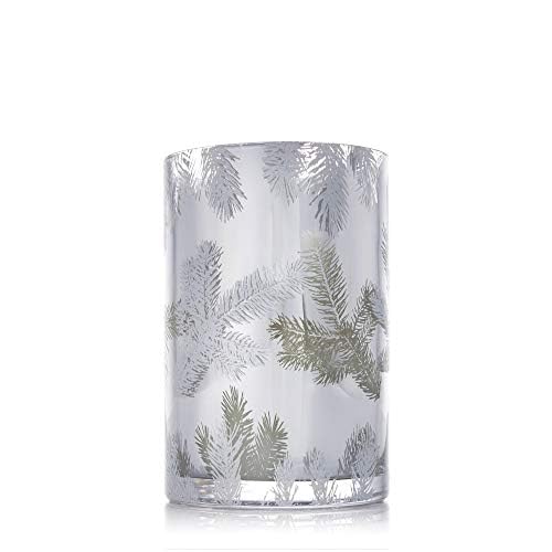 Closeup of Siberian fir needles note in Thymes Frasier Fir candle