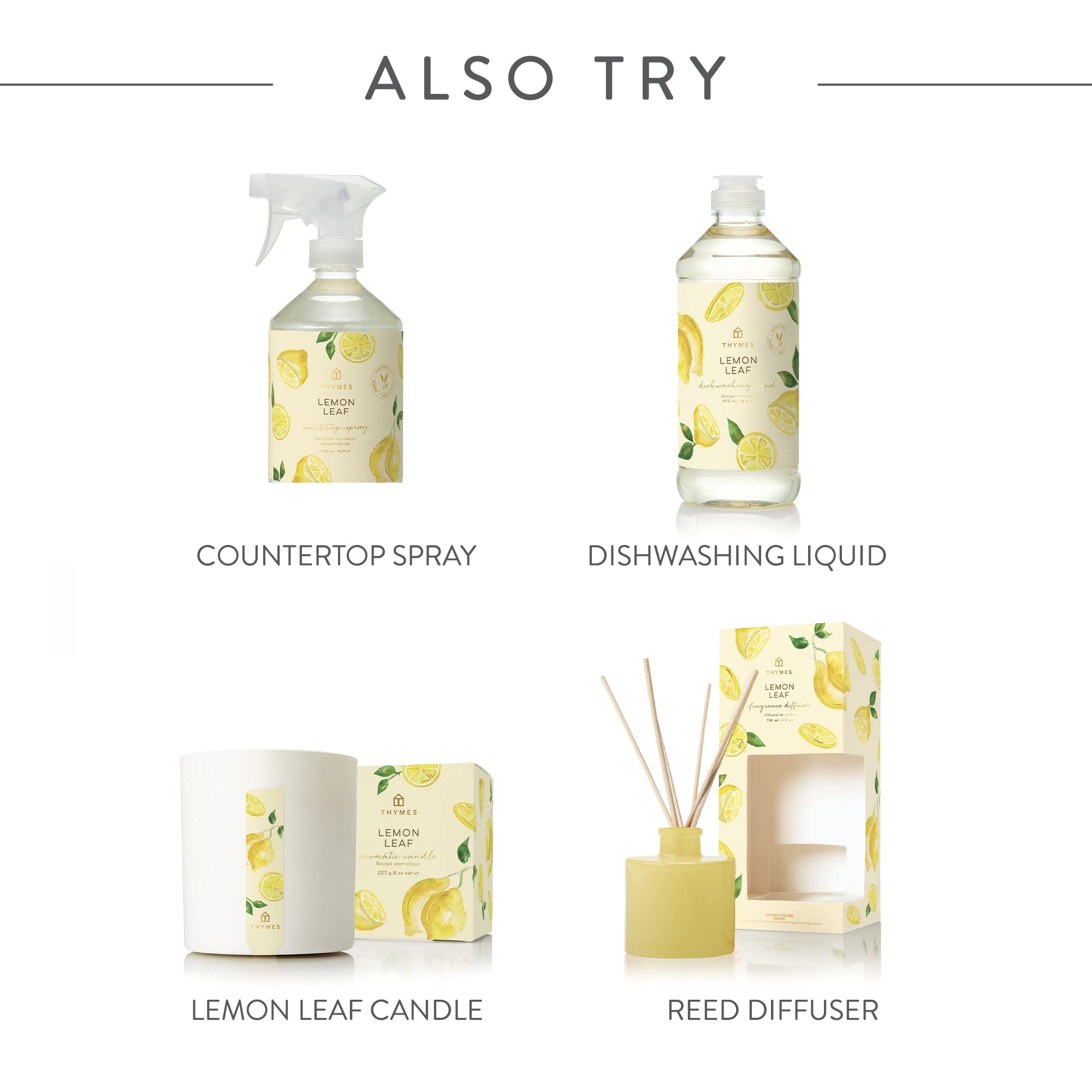 Thymes Lemon Leaf fragrance mist ideal for car or office refresh.