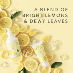 Thymes Lemon Leaf mist spray action for quick room refresh.