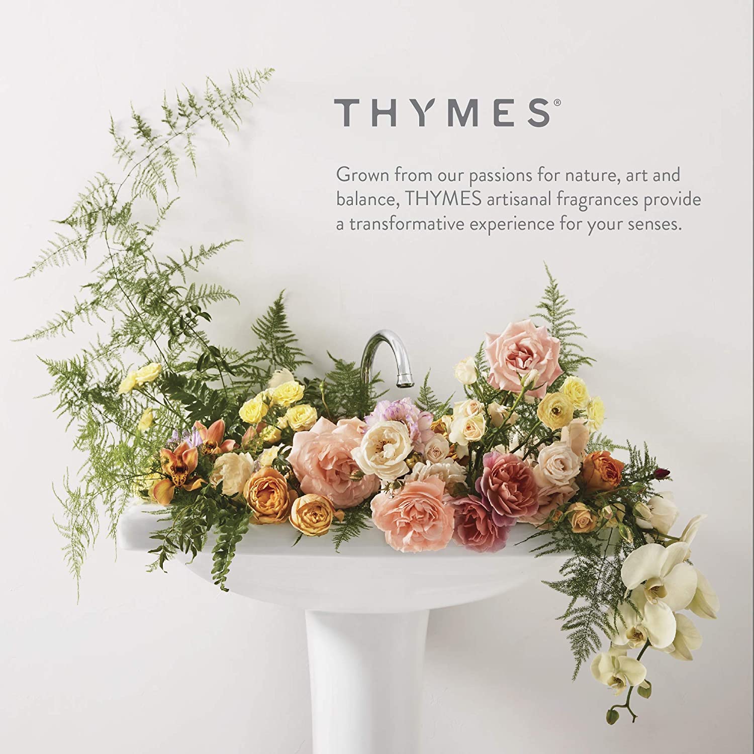 Thymes Sienna Sage bottle-cap detail emphasizes easy spritz control.