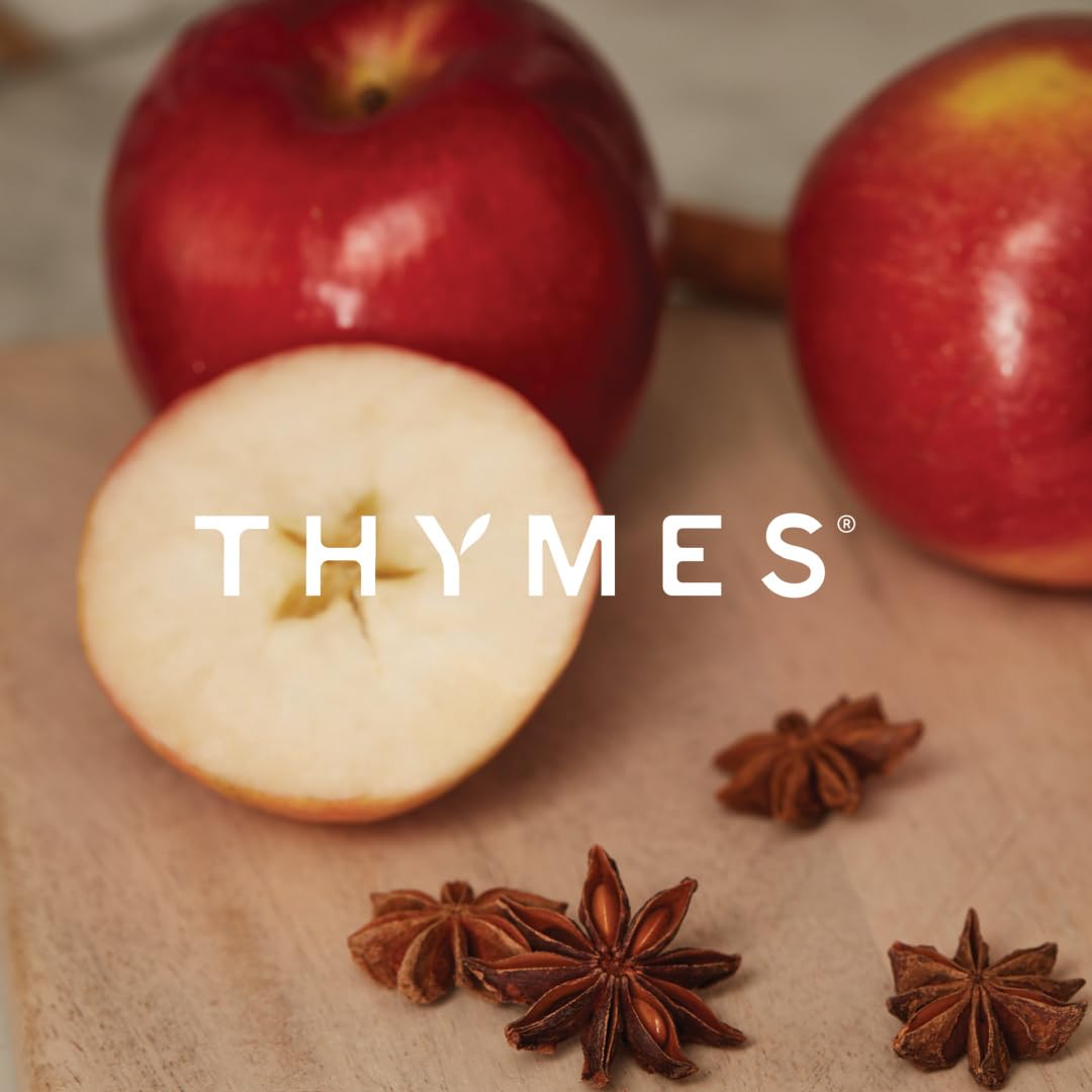 Thymes Simmered Cider holiday decor scene with warm fragrance