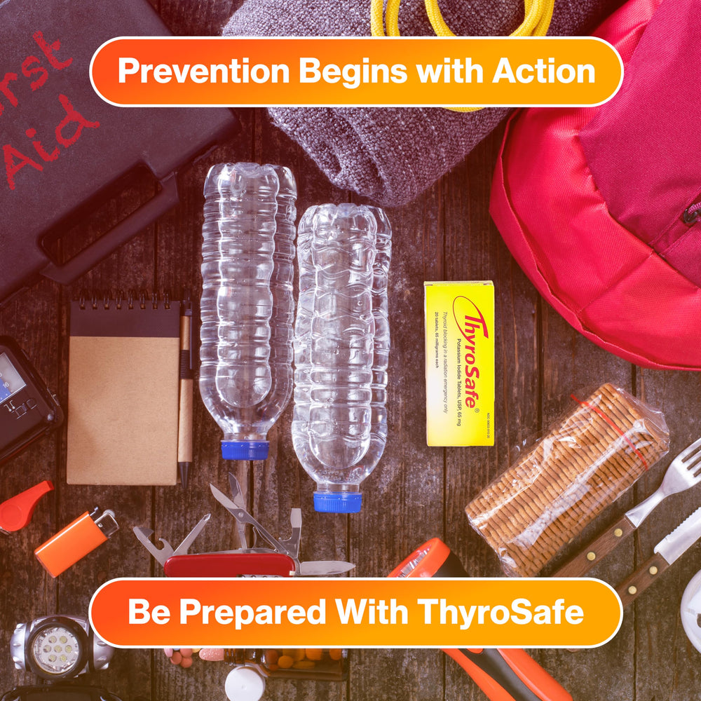 THYROSAFE packaging shows dosing instructions – clear guidance for safe use.