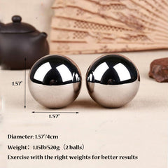 Tianigo Baoding balls stainless steel shine highlights durability and everyday use.