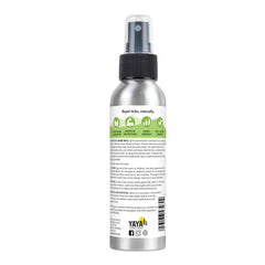 Tick Ban aluminum spray bottle for convenient, DEET-free protection.