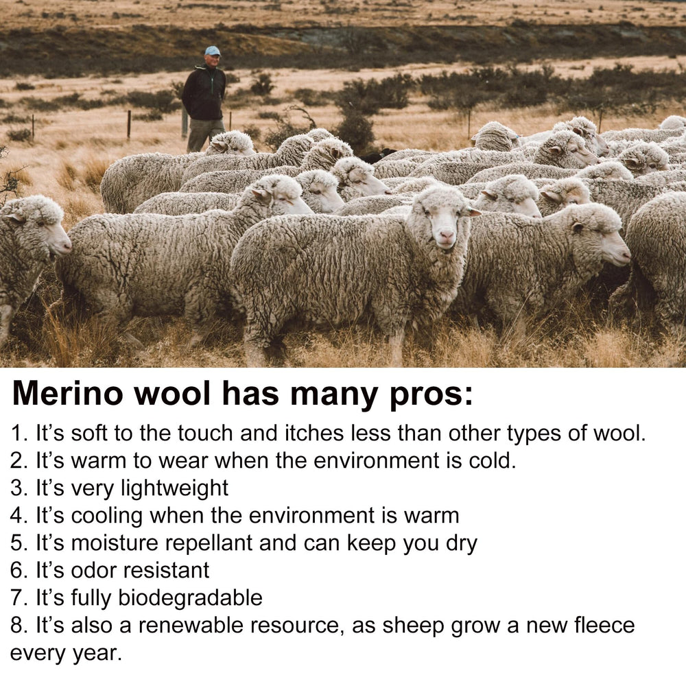TIESTRA merino insoles top surface plush fleece breathable wool