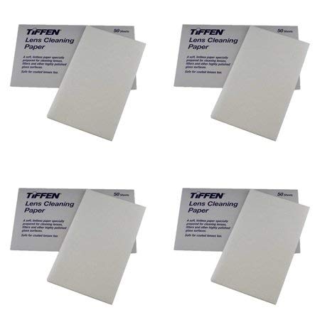 Tiffen professional photography setup showing tissue for spotless glass surfaces.