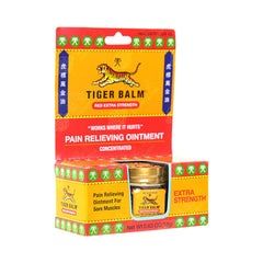 Tiger Balm Ultra Strength 18g tube front view showing compact size and easy grip