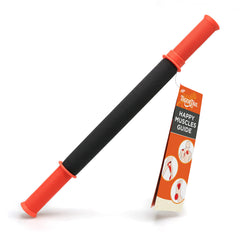 Tiger Tail 18in massage stick shown in hand for targeted deep tissue relief.