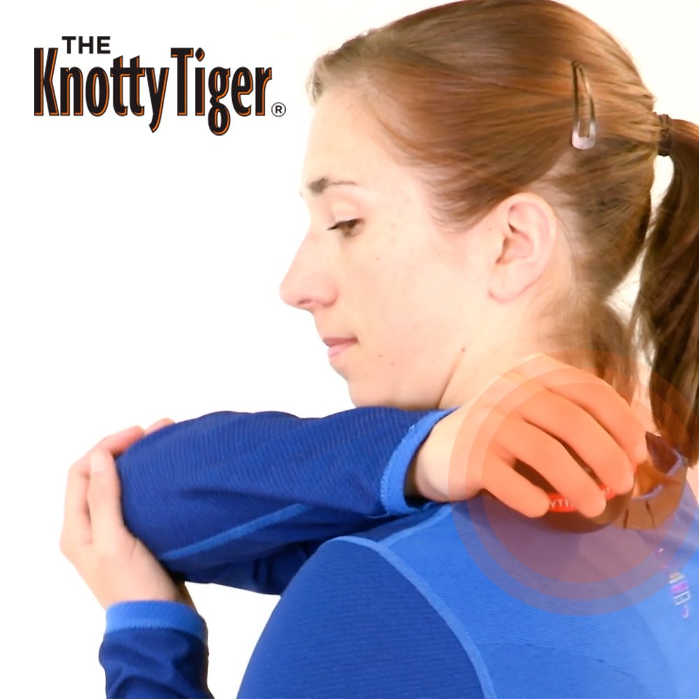 Tiger Tail Knotty Tiger Knot Buster athlete-approved tool for focused muscle relief.
