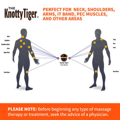 Tiger Tail Knotty Tiger Knot Buster forearm-massage angle supports post-workout relief.