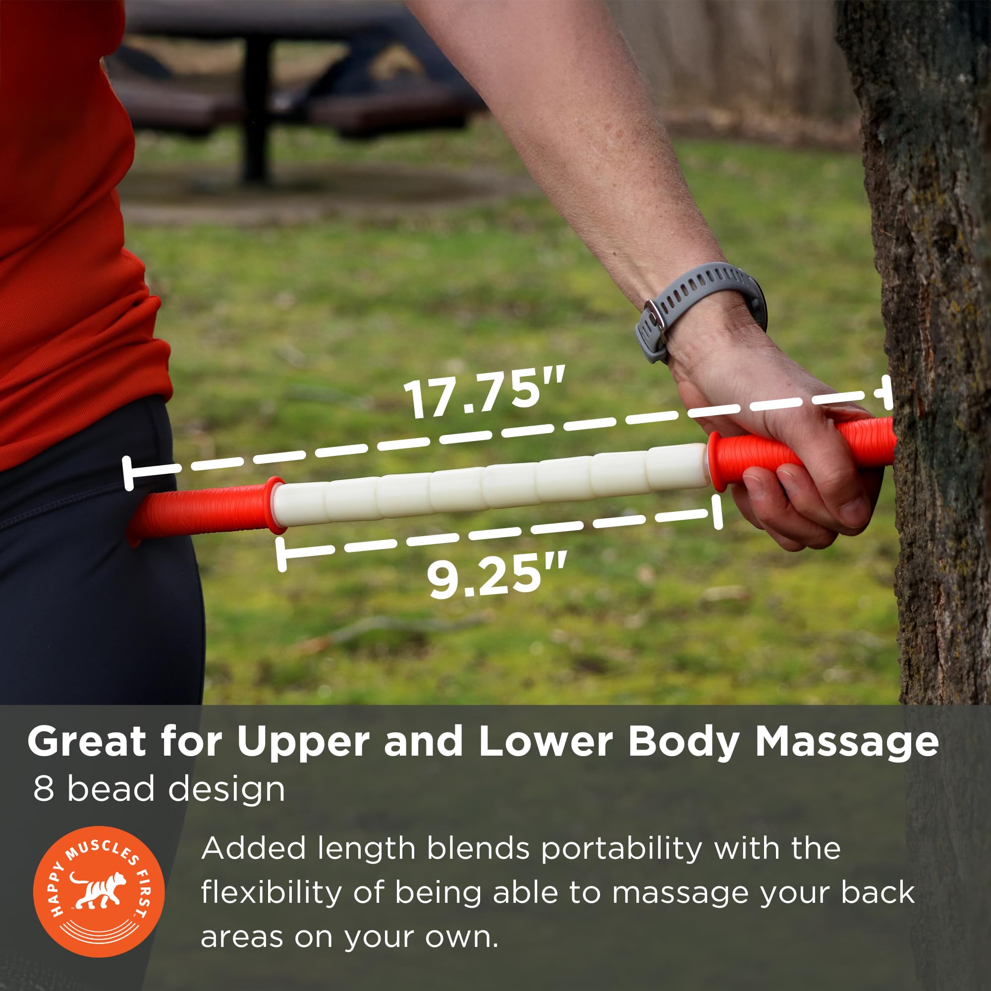 Tiger Tail The Stick focuses on trigger points for focused relief.