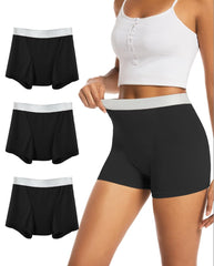 TIICHOO period underwear front view shows heavy-flow protection and confident day wear.
