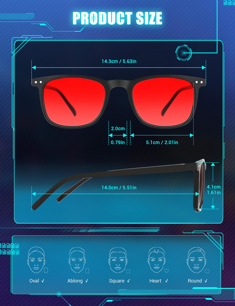 TIJN blue light glasses UV protection ready for outdoor use and screen time.