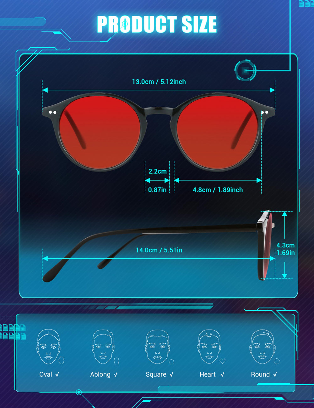 TIJN round frame lifestyle image showing tortoise shell option