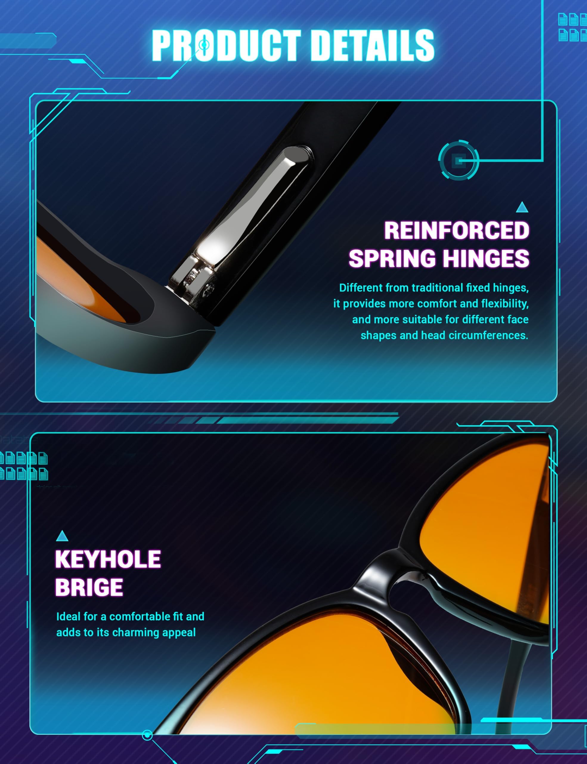 TIJN scratch-resistant lenses built for daily wear and durability.