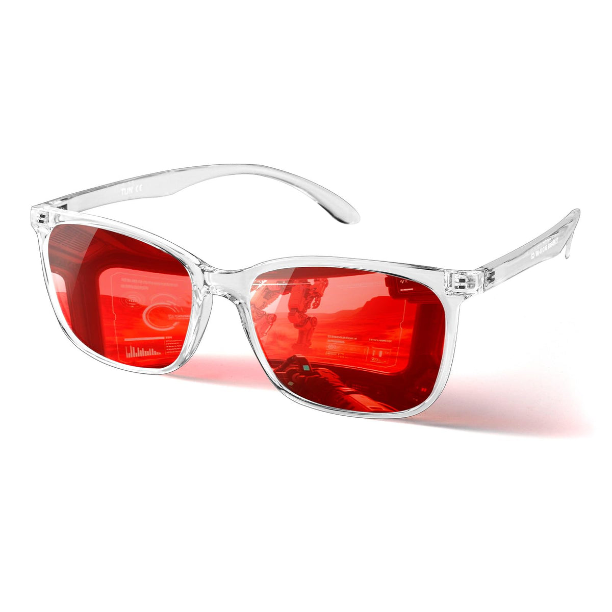 TIJN Sleep Glasses blue-light blocking lenses reduce screen glare during work