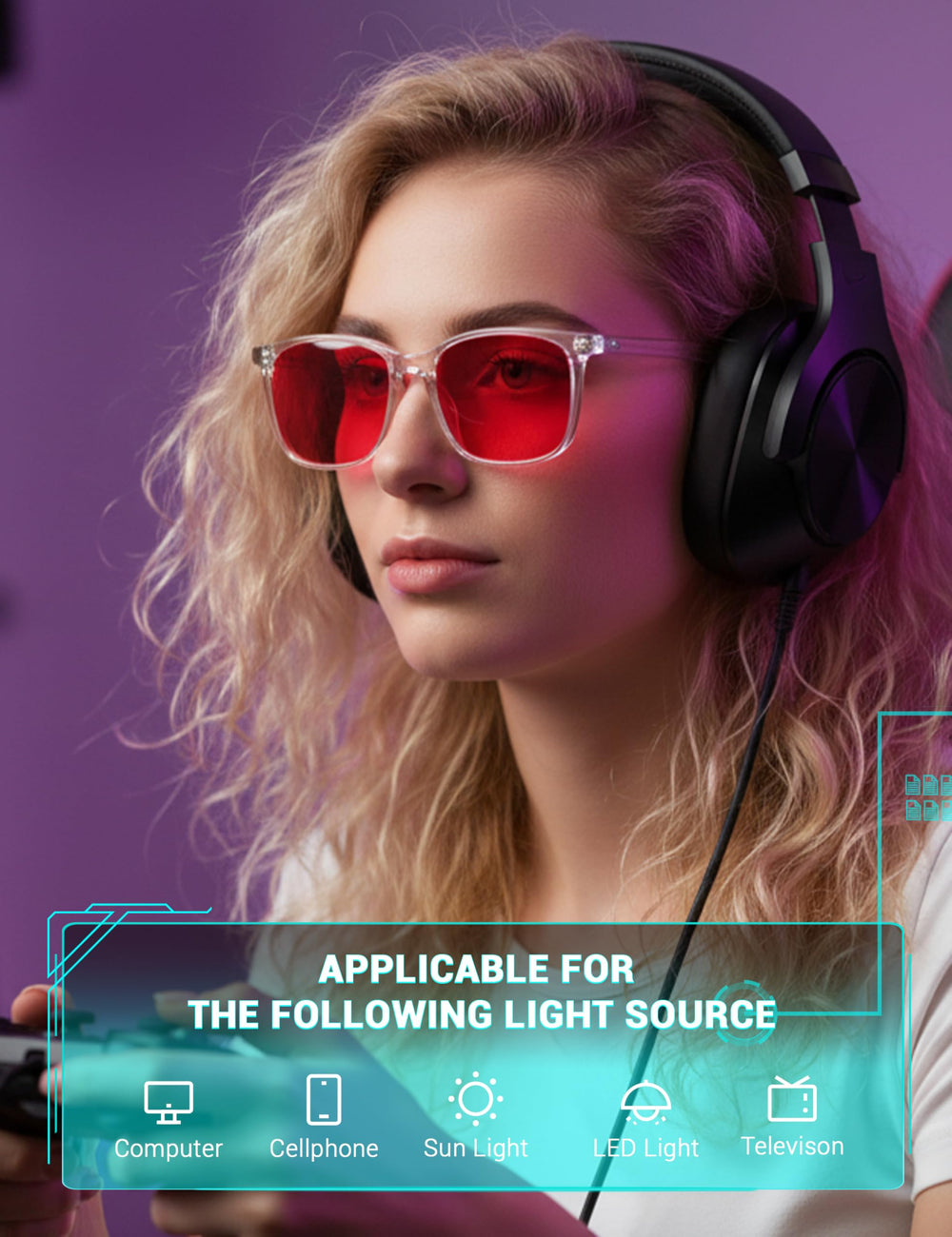 TIJN Sleep Glasses dual AR coating minimize reflections on bright screens
