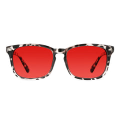 TIJN Sleep Glasses front view with blue-light filtering for comfortable screen time.