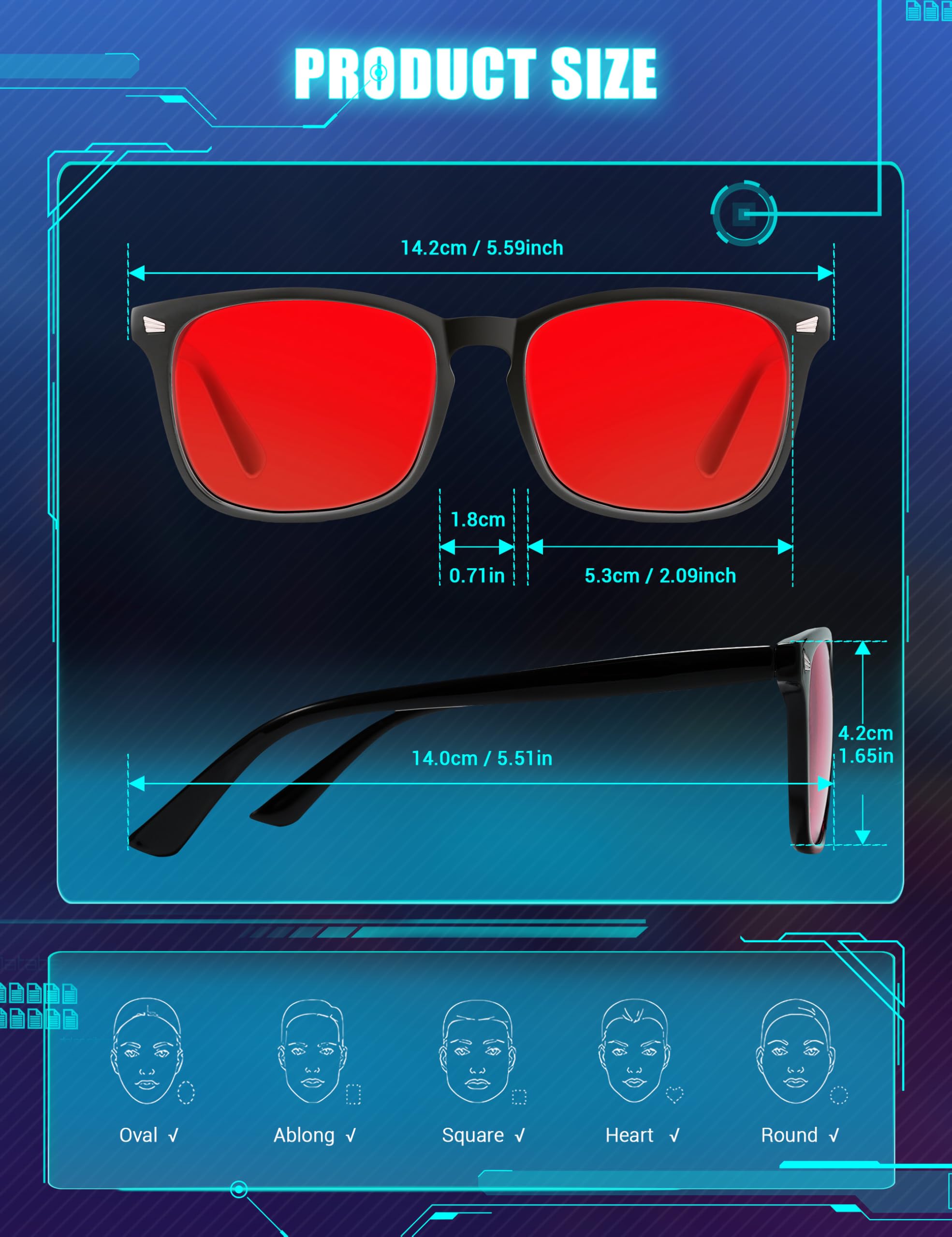 TIJN Sleep Glasses UV protection for daylight use