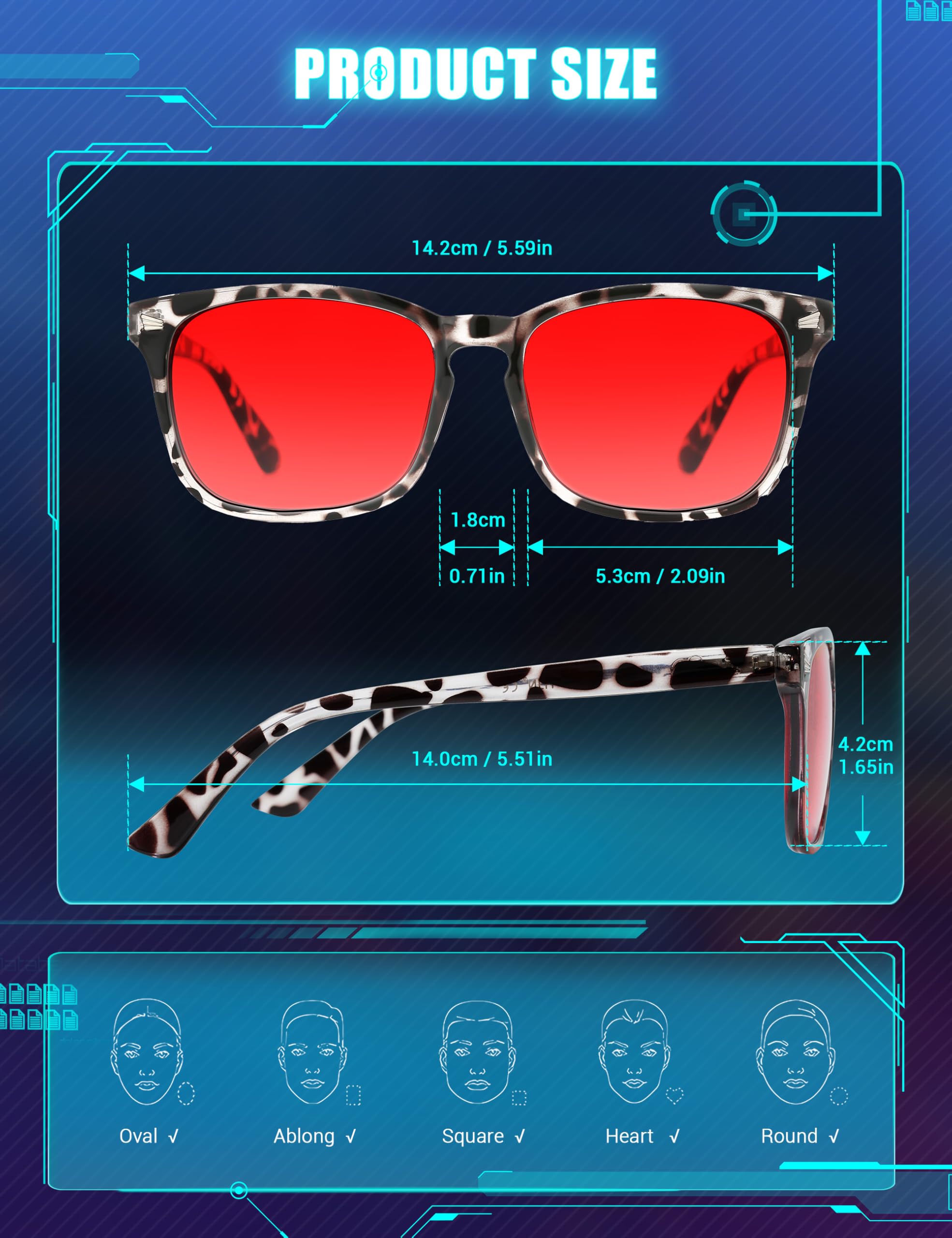 TIJN Sleep Glasses offer UV protection for daytime computer use.