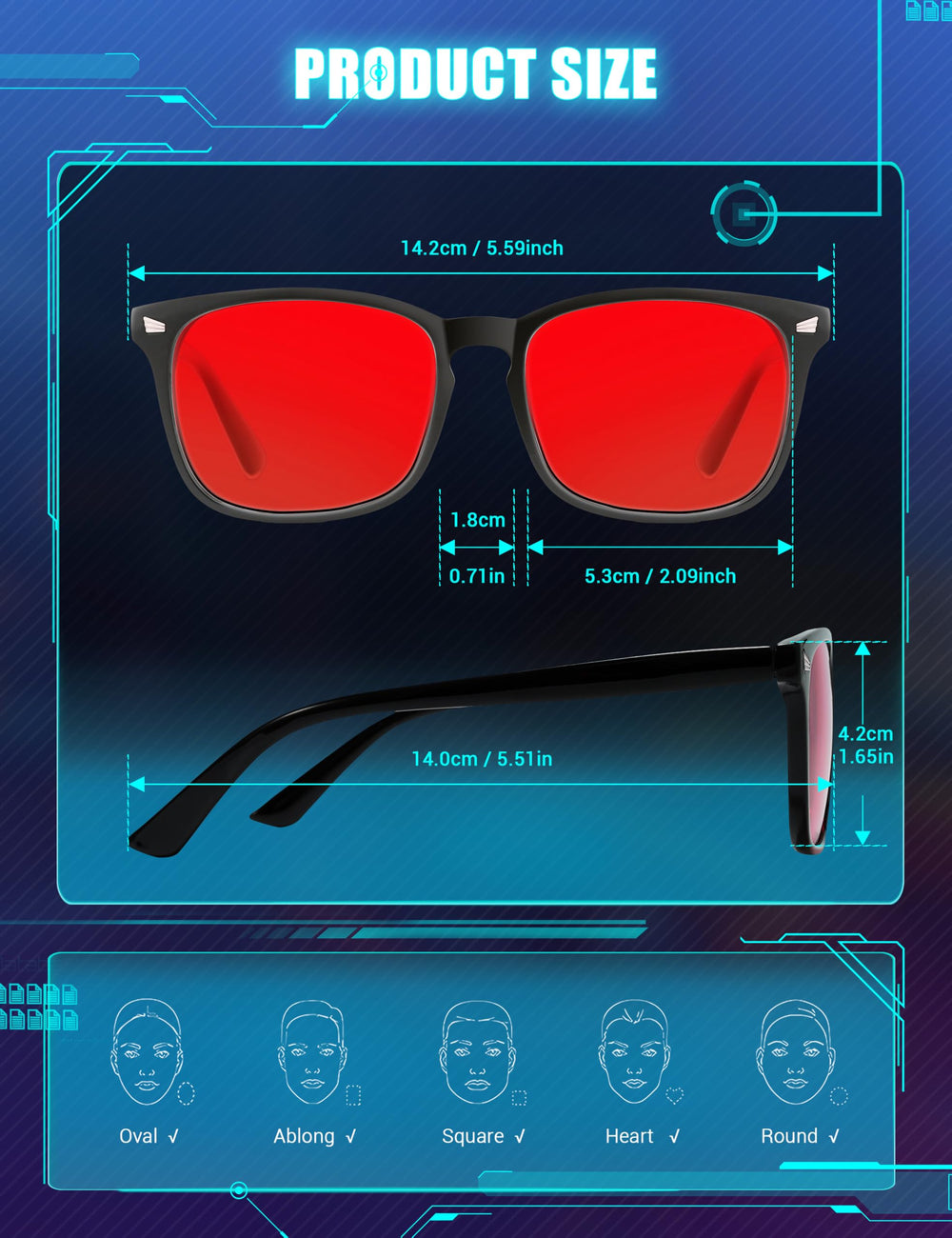 TIJN Sleep Glasses UV protection for daylight use