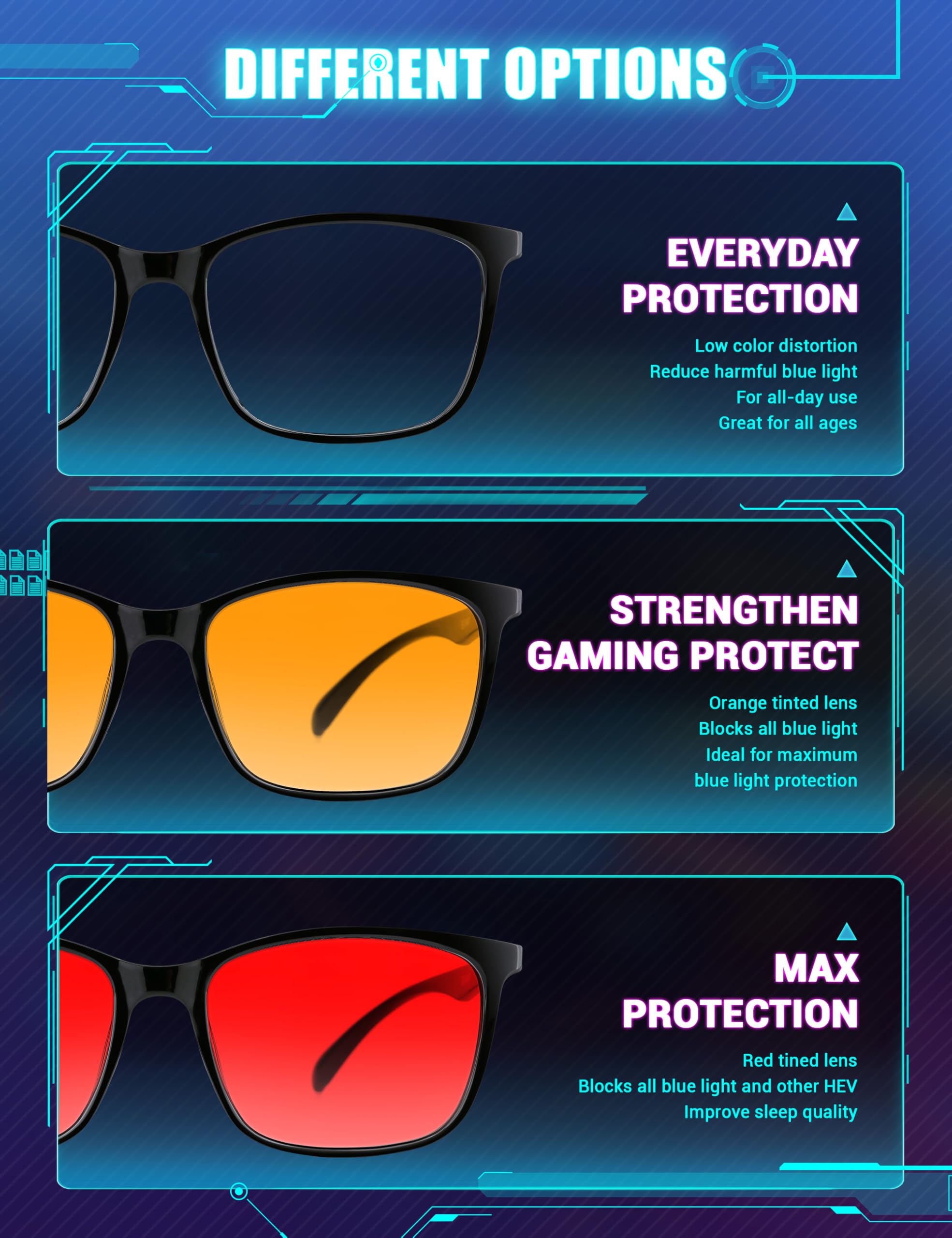 TIJN Sleep Glasses UV protection for daily wear
