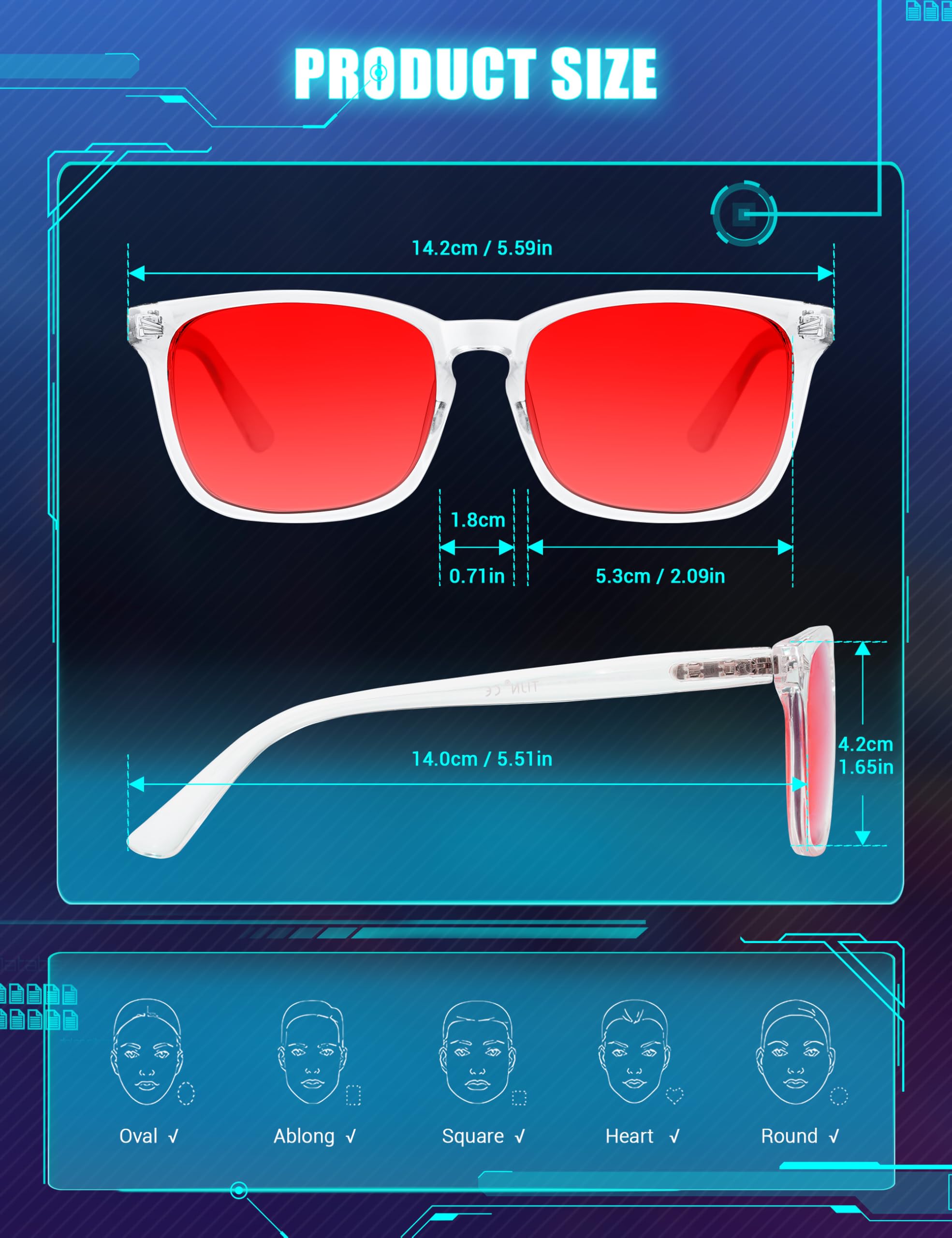 TIJN Sleep Glasses provide UV protection for outdoor light moments