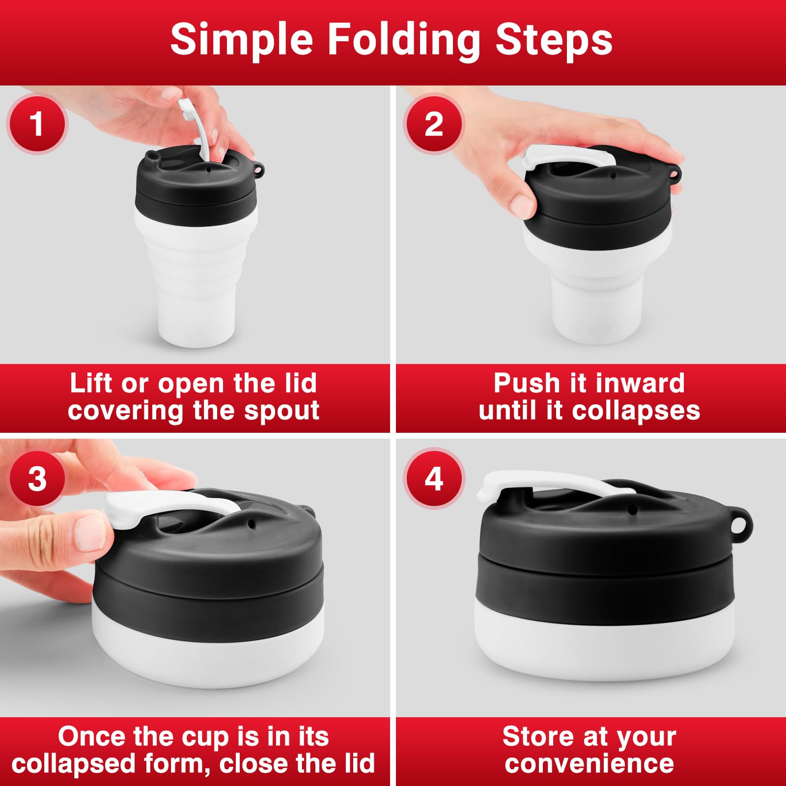 Tilcore dishwasher-safe shaker bottle for quick cleaning.