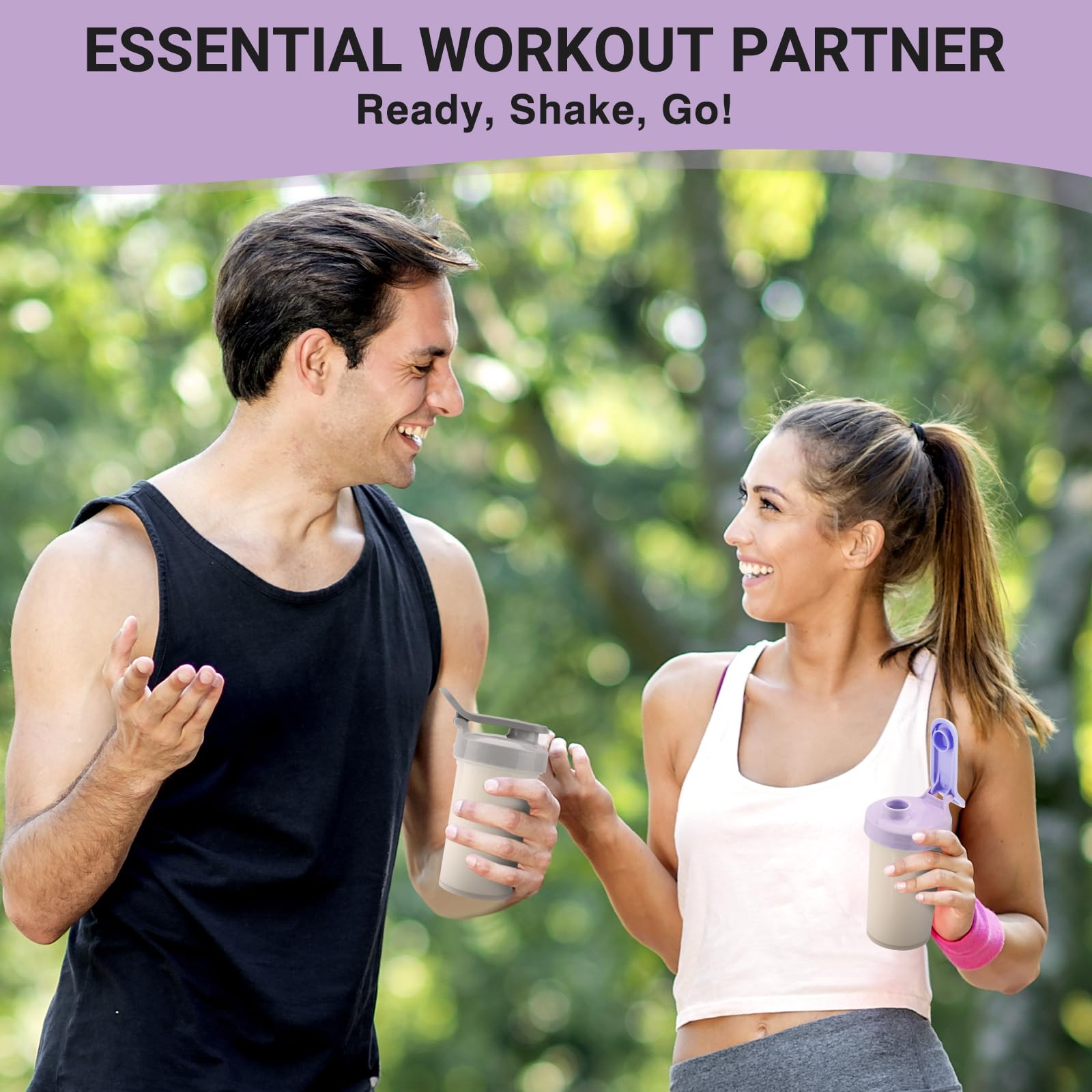 Tilcore easy-clean shaker helps simplify post-workout cleanup.