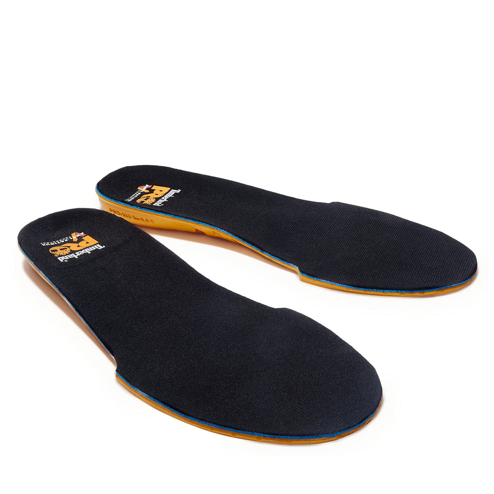 Timberland PRO ortholite top layer closeup highlights moisture management.