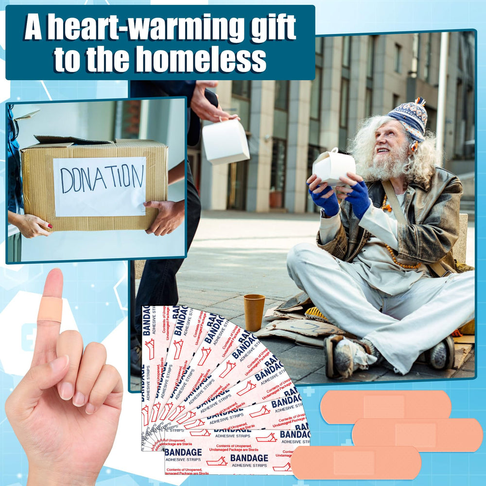 Timgle donation-friendly bulk bandages support community first-aid needs.