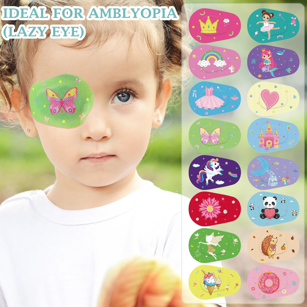Parches oculares Timgle con diseño dona, ideal para fiestas y uso diario.