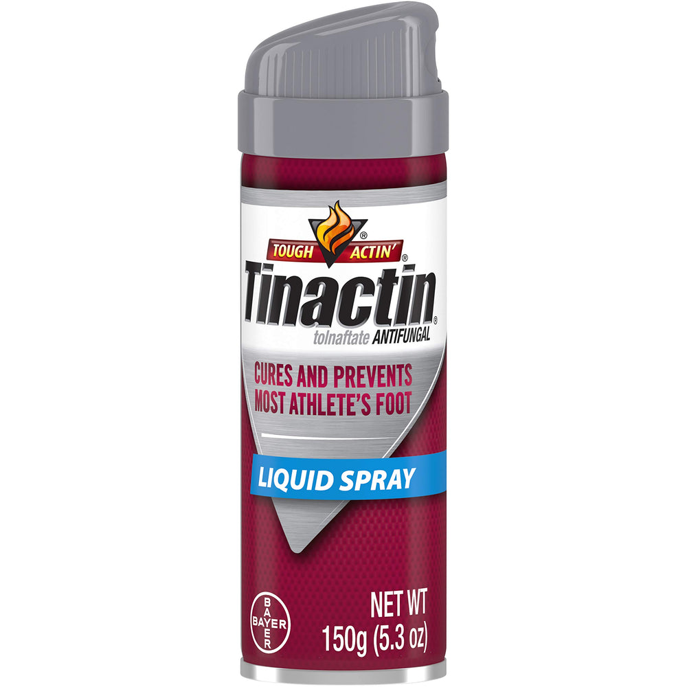 Tinactin antifungal spray two-pack box display for home or travel.