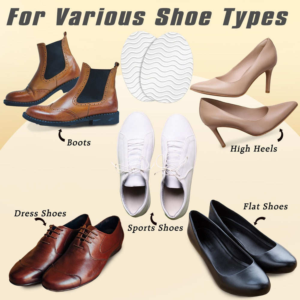 Tinideya strong adhesive no-residue pads protect leather soles.