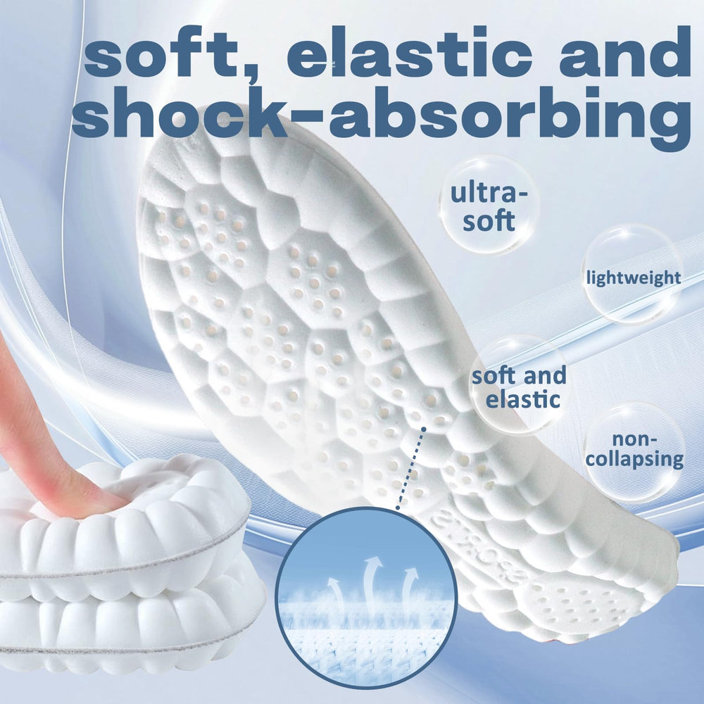 Tinsolefo 4D Cloud Technology supports balanced foot load for natural motion