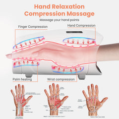 Cordless, lightweight TipTalk massager designed for convenient on-the-go hand care.