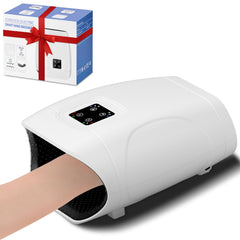 TipTalk hand massager with heat and compression for soothing relief at home.