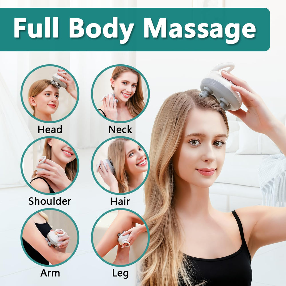 TISSCARE ergonomic, compact handheld massager fits comfortably
