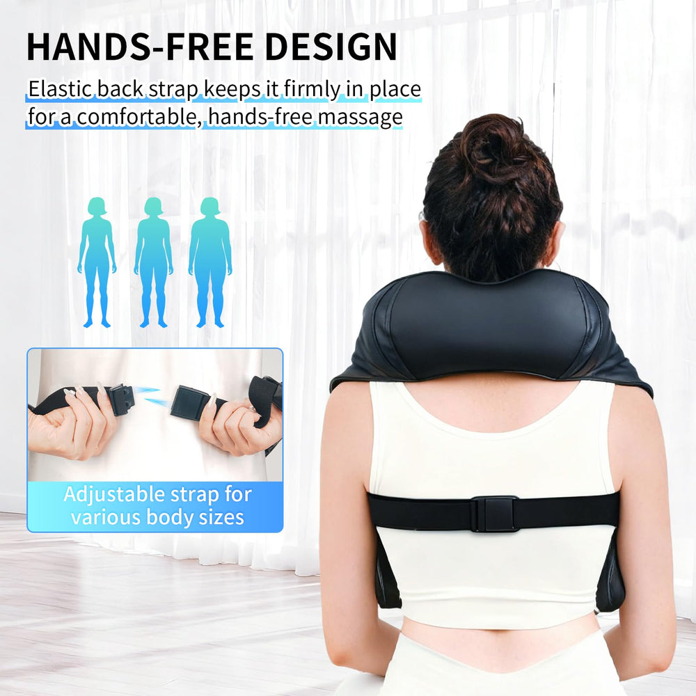 Ergonomic U-shaped pillow fits neck, back, and shoulders for versatile use.