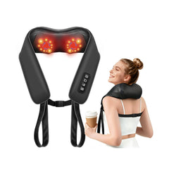TISSCARE neck massager with heat levels for targeted neck relief at home