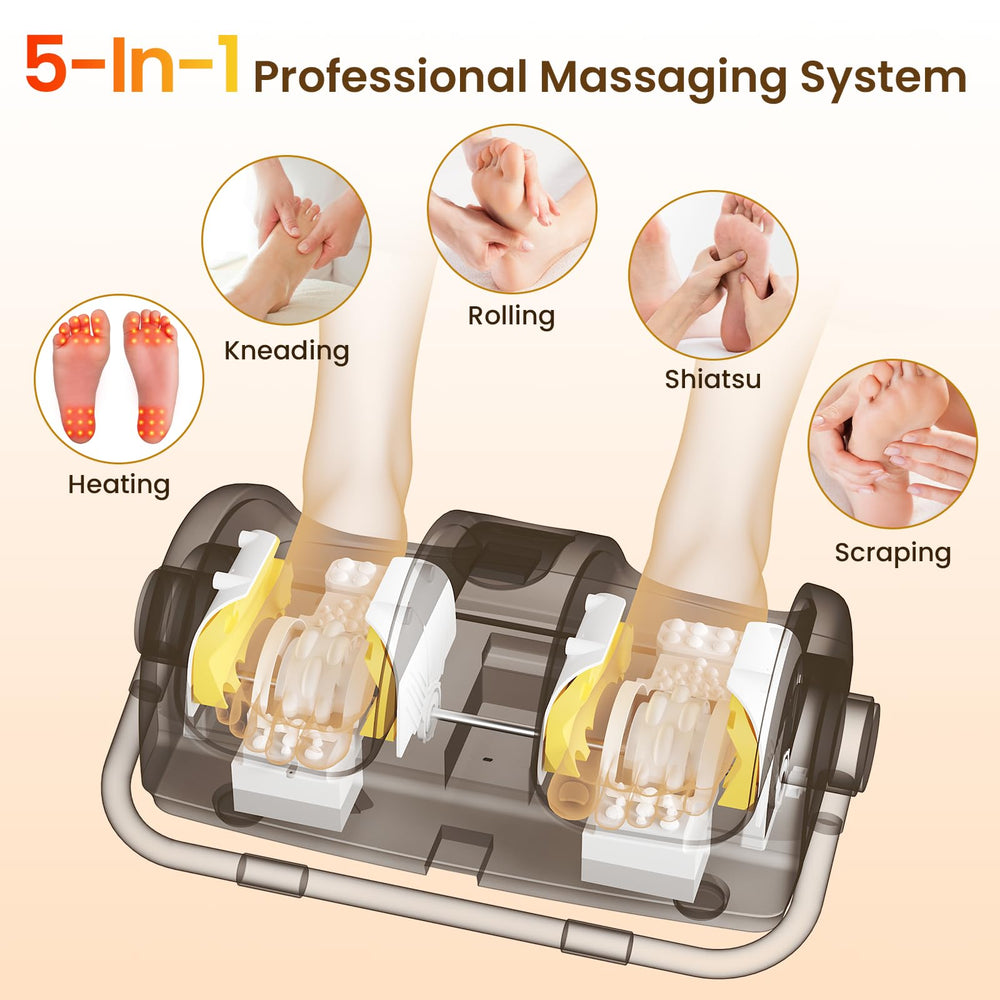 TISSCARE Shiatsu Foot Massager side view showing adjustable target area