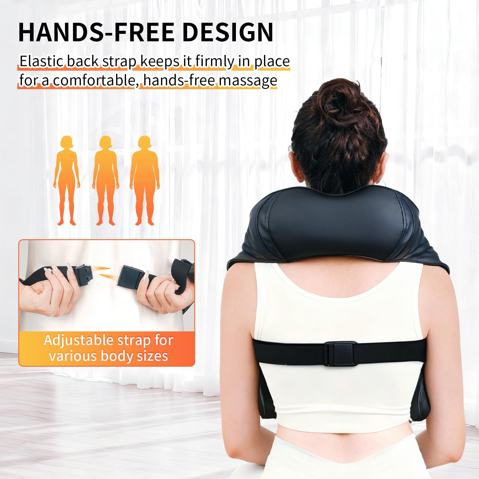 TISSCARE U-shaped pillow design fits around neck and shoulders for comfort