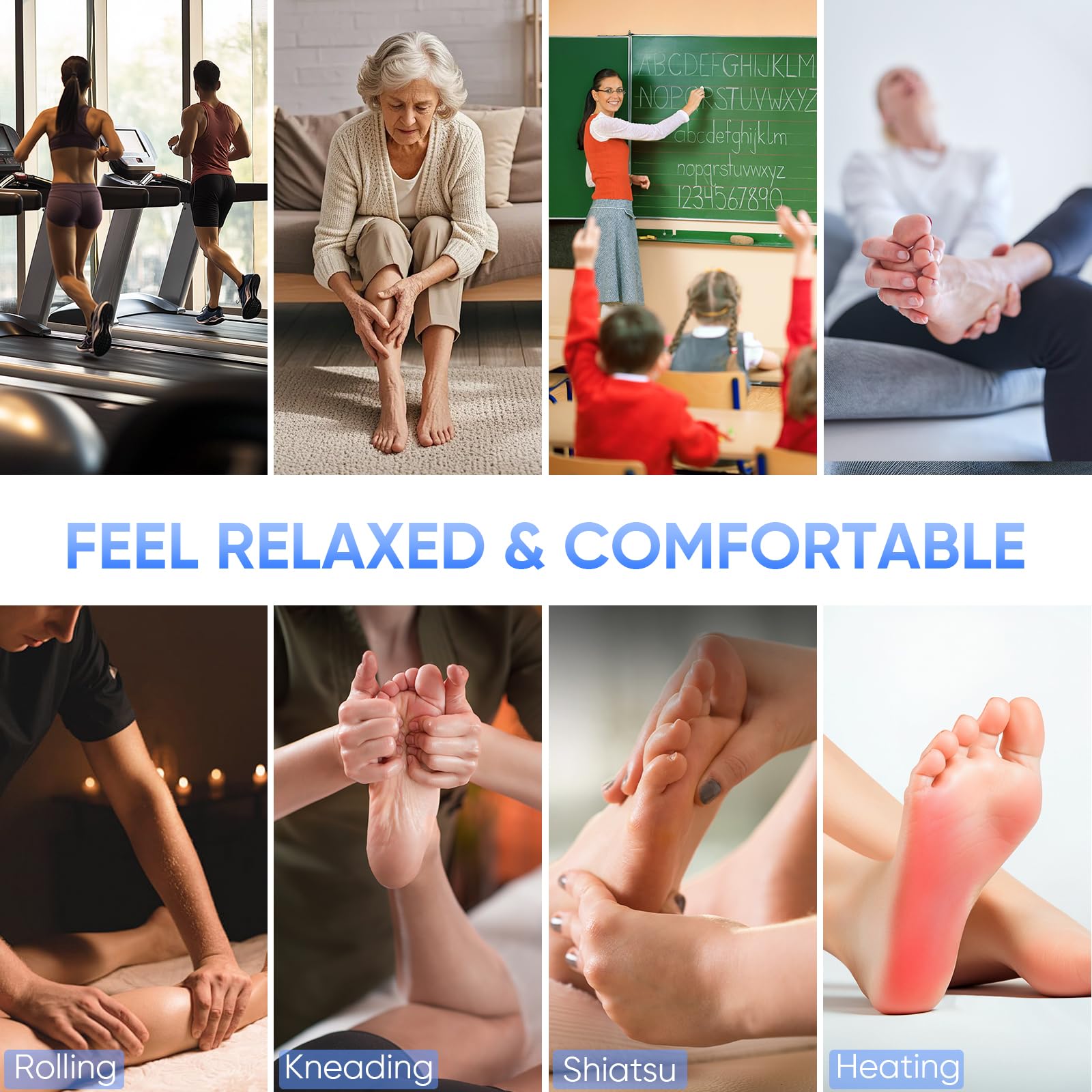 TISSCARE built-in heating enhances comfort during therapy sessions.