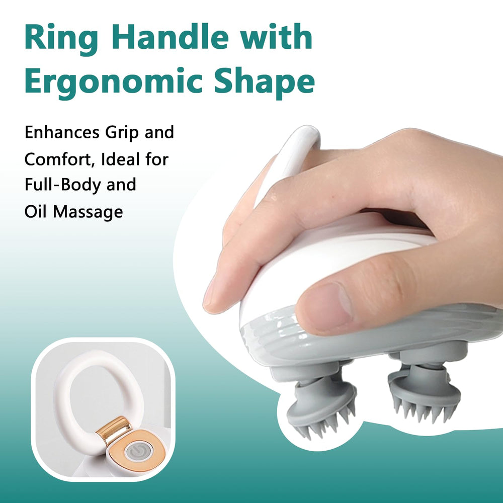 TISSCARE waterproof massager used in shower for wet or dry use