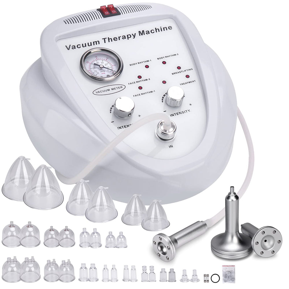 Titoe vacuum therapy machine front view shows compact, versatile device for cupping sessions.