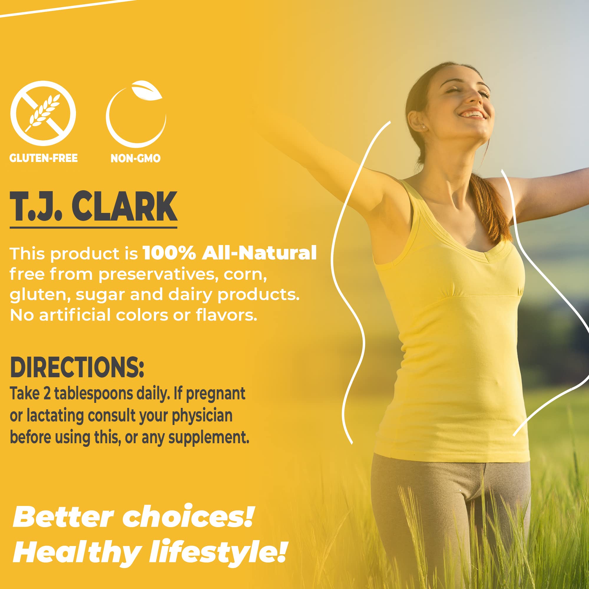 T.J. Clark colloidal minerals pour shot showing easy mixing into drinks.