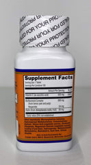TJ's Vitamin C Complex bottle back label details with lemon bioflavonoids for daily use