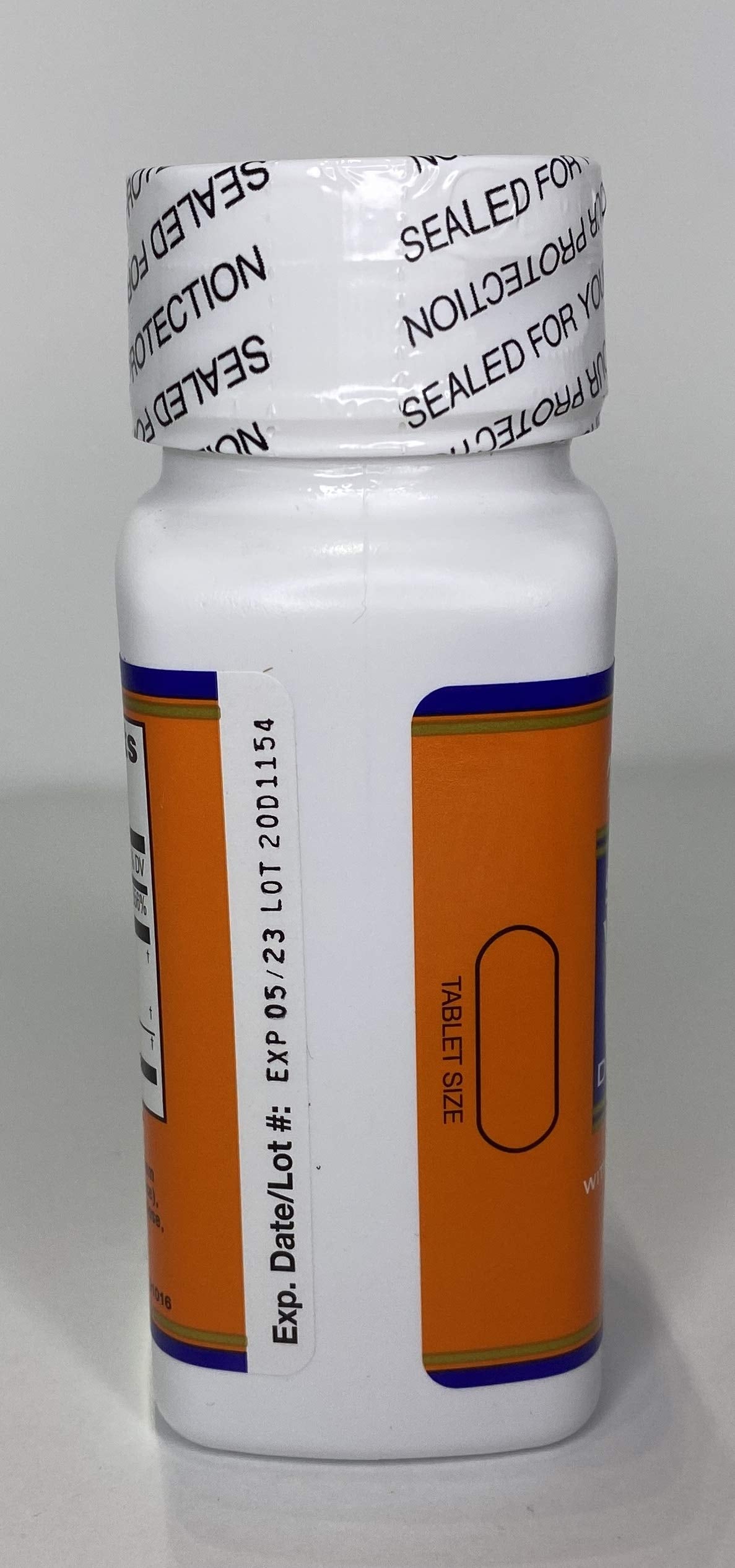 TJ's Vitamin C Complex tablets closeup highlighting high potency
